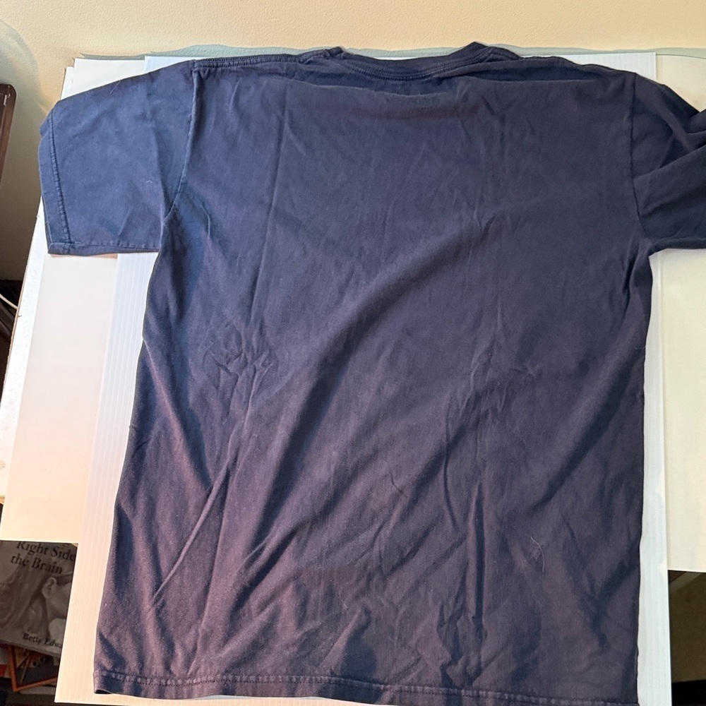 Hurley Men's Blue and Red Graphic Tee, Vintage - Picture 6 of 6